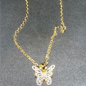 Gold Butterfly necklace